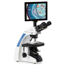 Cargar imagen en el visor de la galería, Microscopio trinocular con pantalla Amscope T720C-TP